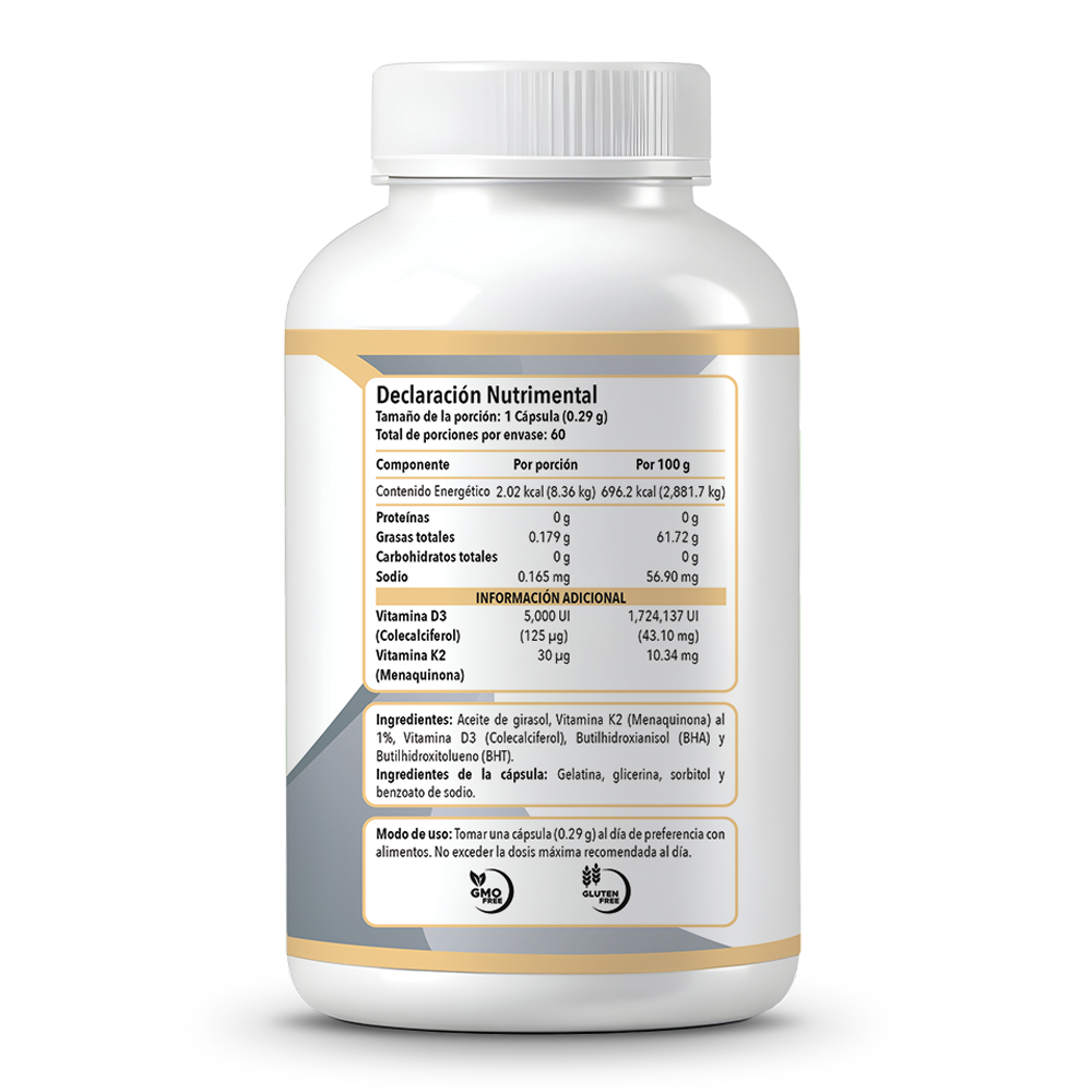 Duo punch Vitamina D3 + K2
